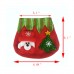 FixtureDisplays® Christmas Small Gift Bag Reusable Candy Bag Santa Claus Present Bag Cute Bag 15023-REINDEER